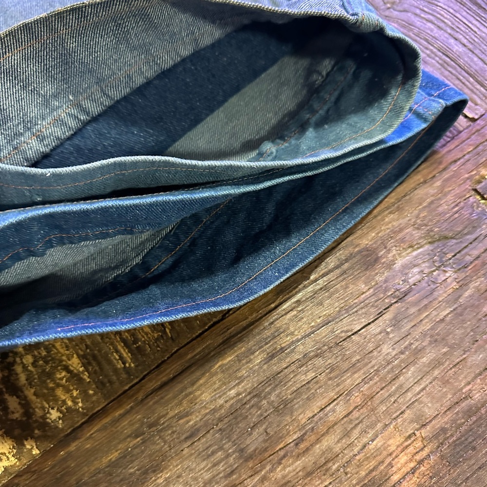 Rare Vintage 70’s Outerlimits Patchwork Flare Jea… - image 5